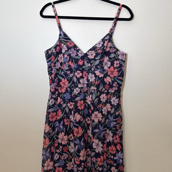 Anthropologie 12 Hutch Belinna Sleeveless V-Neck Godet A-Line Maxi Dress - Picture 6 of 13